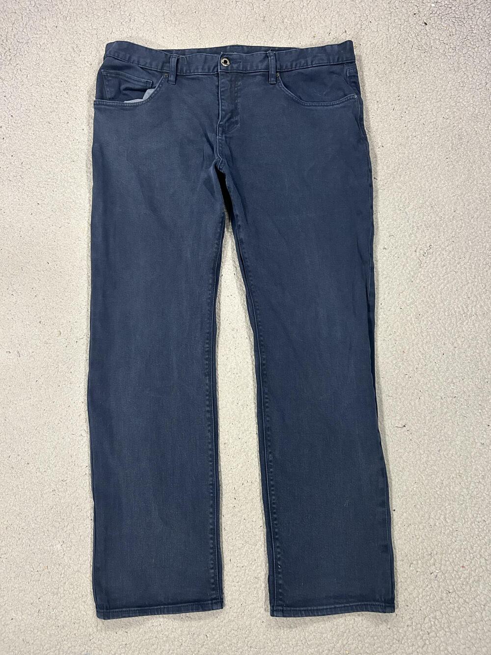 Roark Jeans Mens 36x31 Blue Dark Wash Standard Slim Outdoors Denim Pants